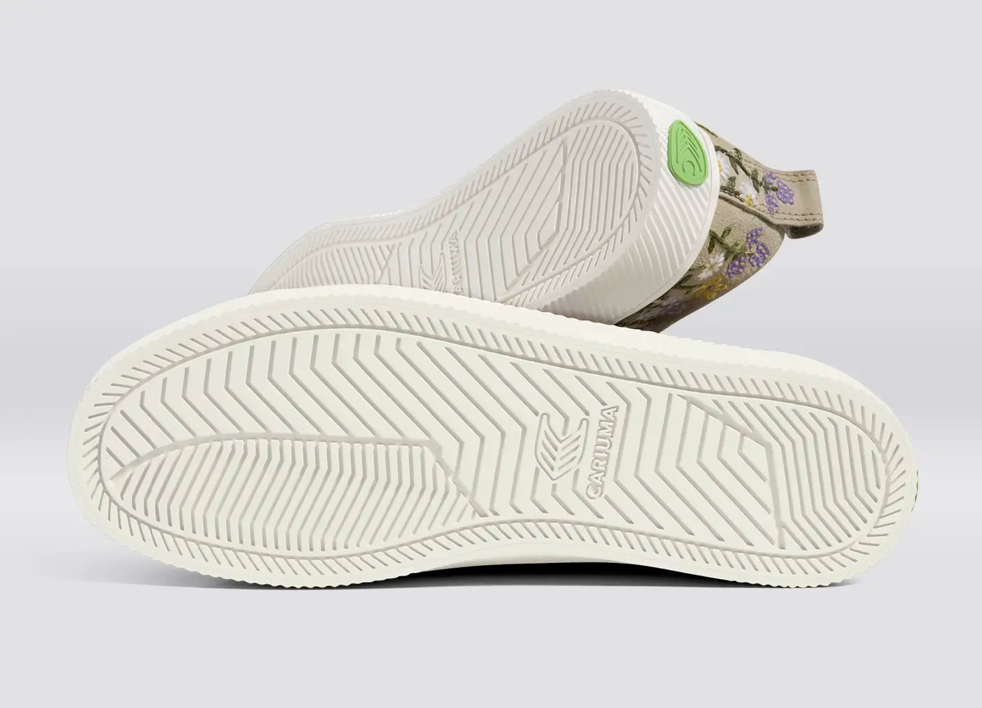 OCA Low Sand Suede Embroidered Flowers Sneaker Women