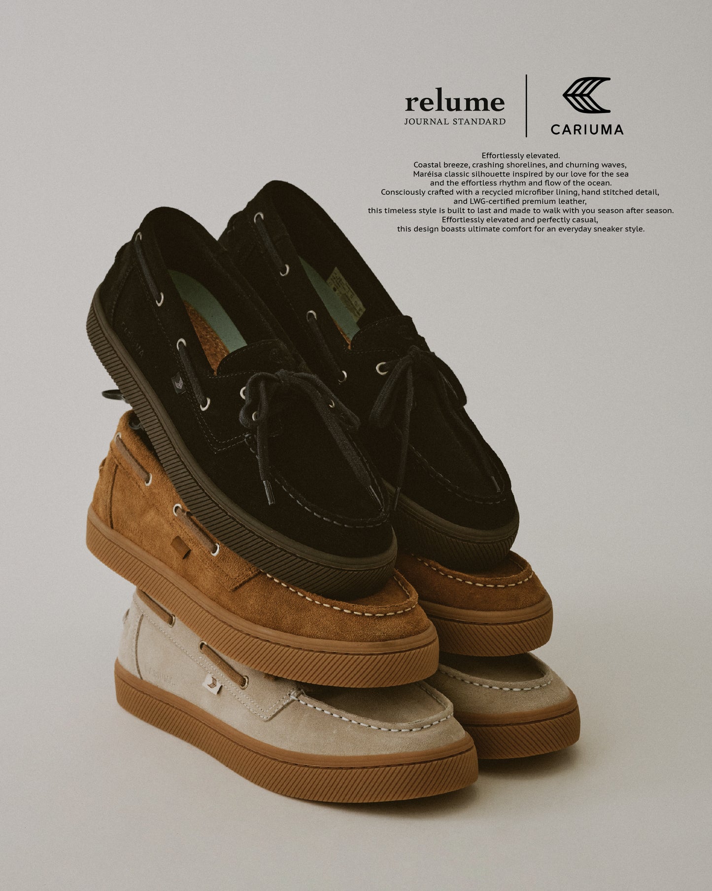 MARE BOAT Suede relume Gum Angora Women