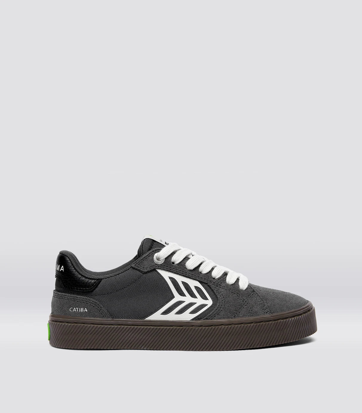 CATIBA PRO 2.0 Teak Magnet Grey Suede and Cordura Ivory Logo Sneaker Men