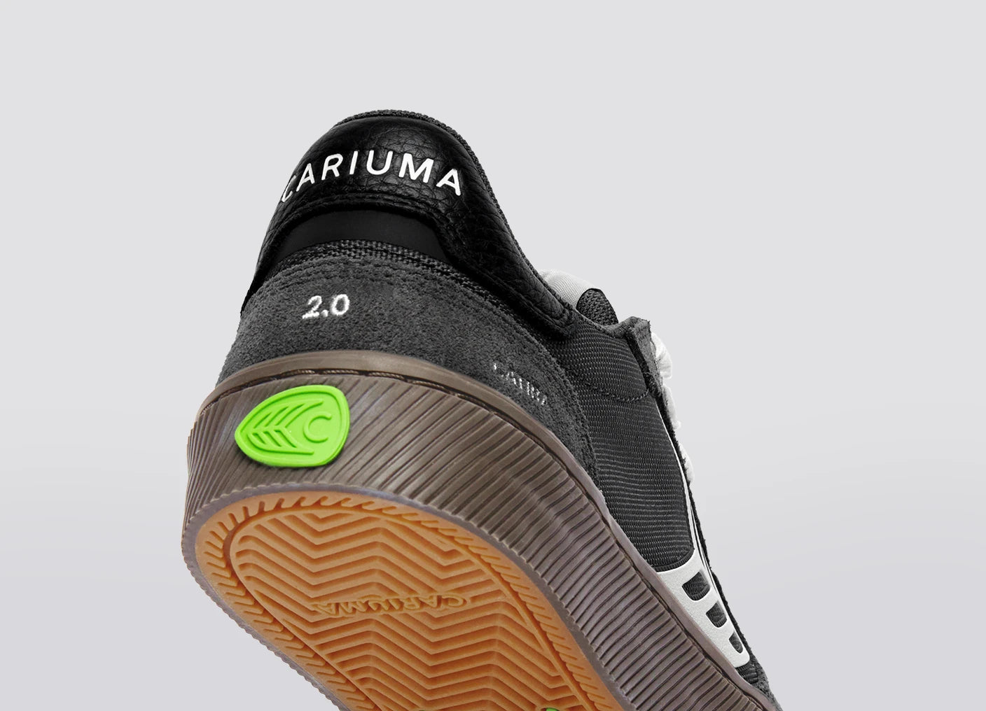 CATIBA PRO 2.0 Teak Magnet Grey Suede and Cordura Ivory Logo Sneaker Men