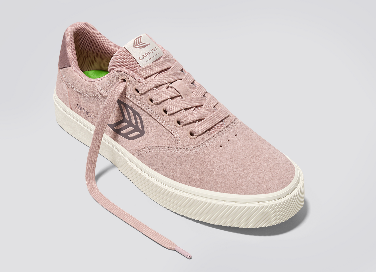 NAIOCA Rose Suede Twilight Mauve Logo Women