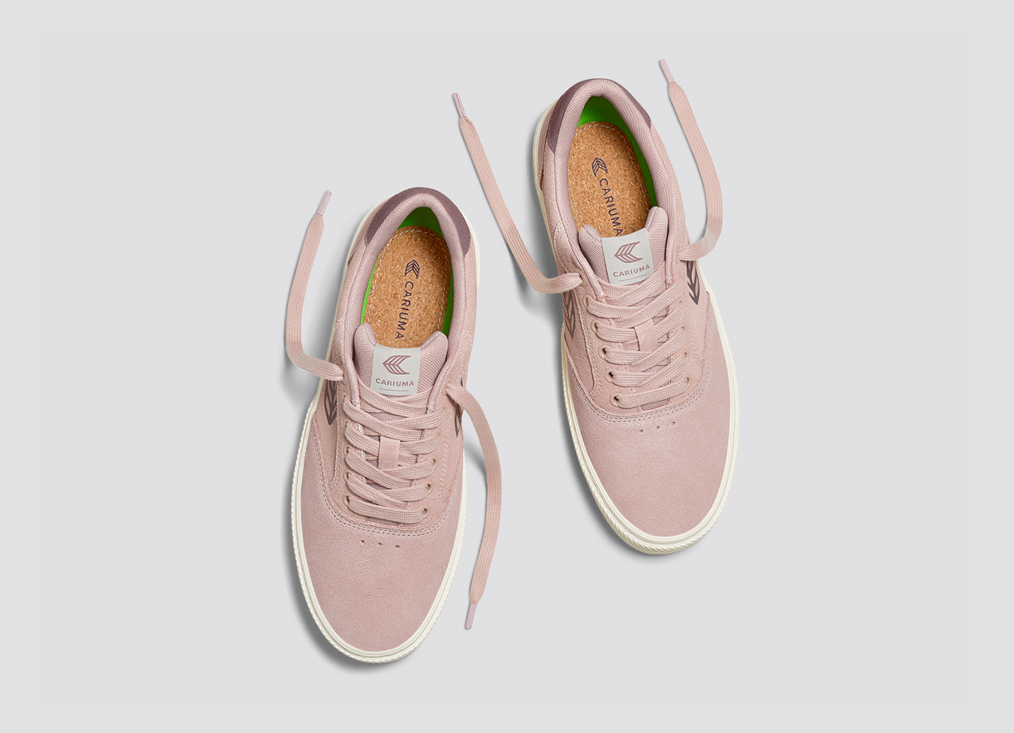 NAIOCA Rose Suede Twilight Mauve Logo Women