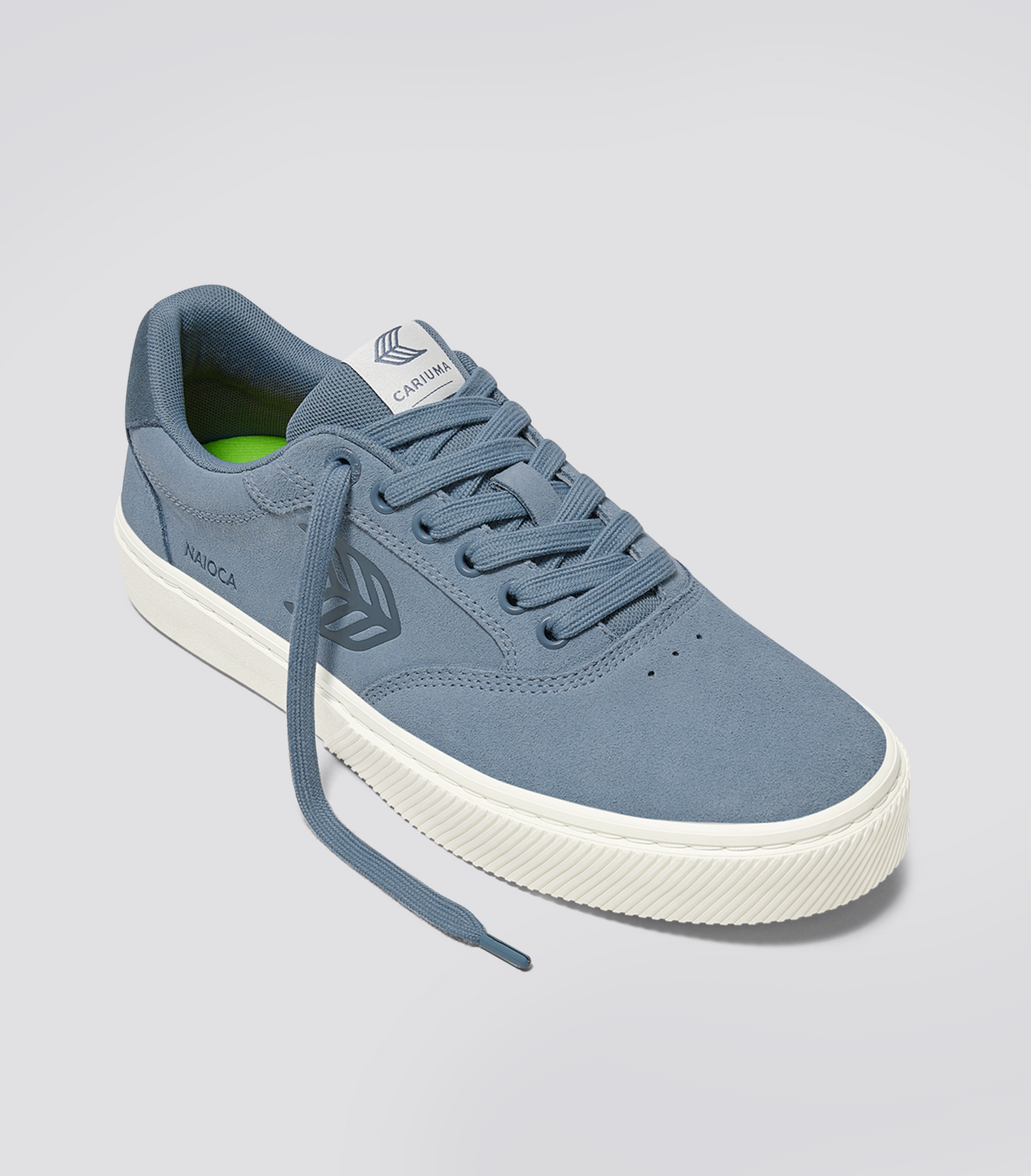 NAIOCA Mirage Blue Suede Orion Blue Logo Women