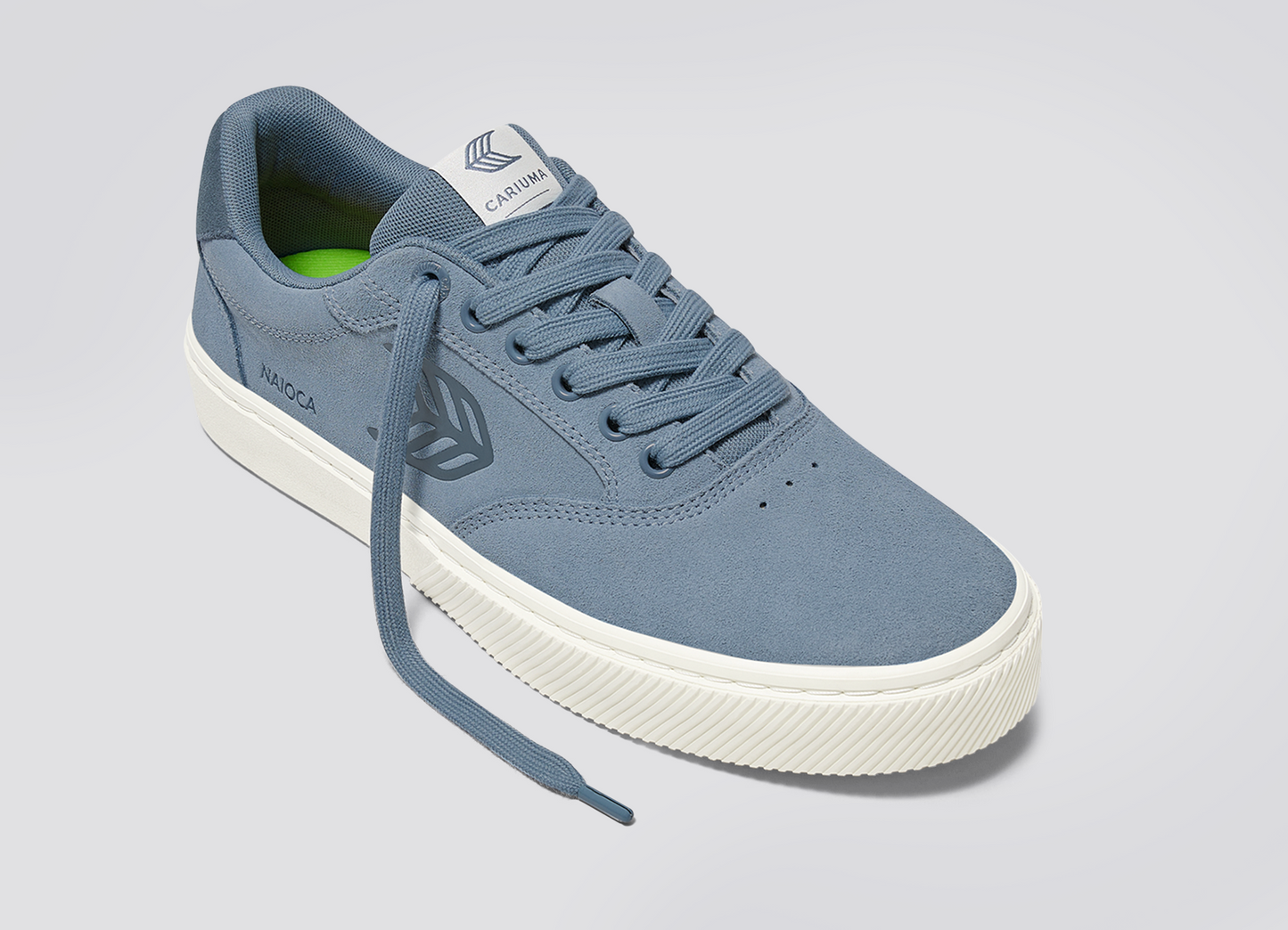 NAIOCA Mirage Blue Suede Orion Blue Logo Women