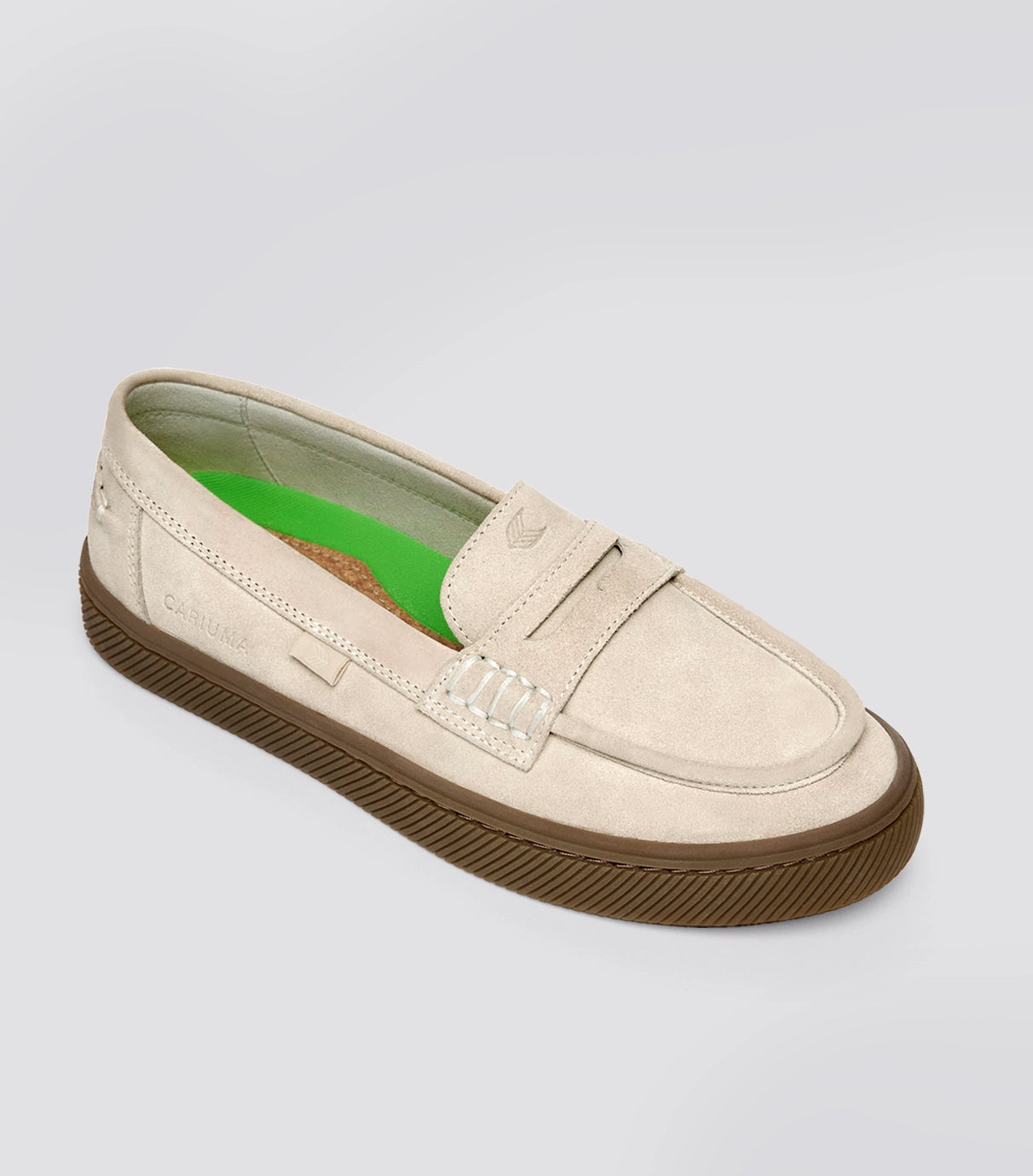 CAJU Loafer Gum Latte Suede Men