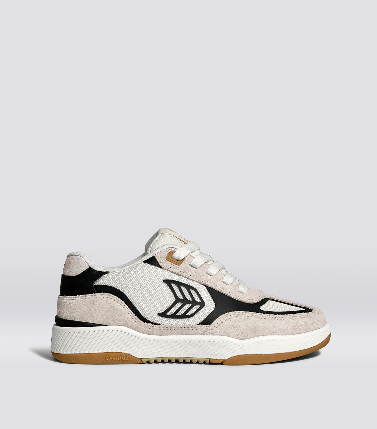 Skategoat C25 PRO Off-White Mesh Light Cream Suede Black Accents Sneaker Men