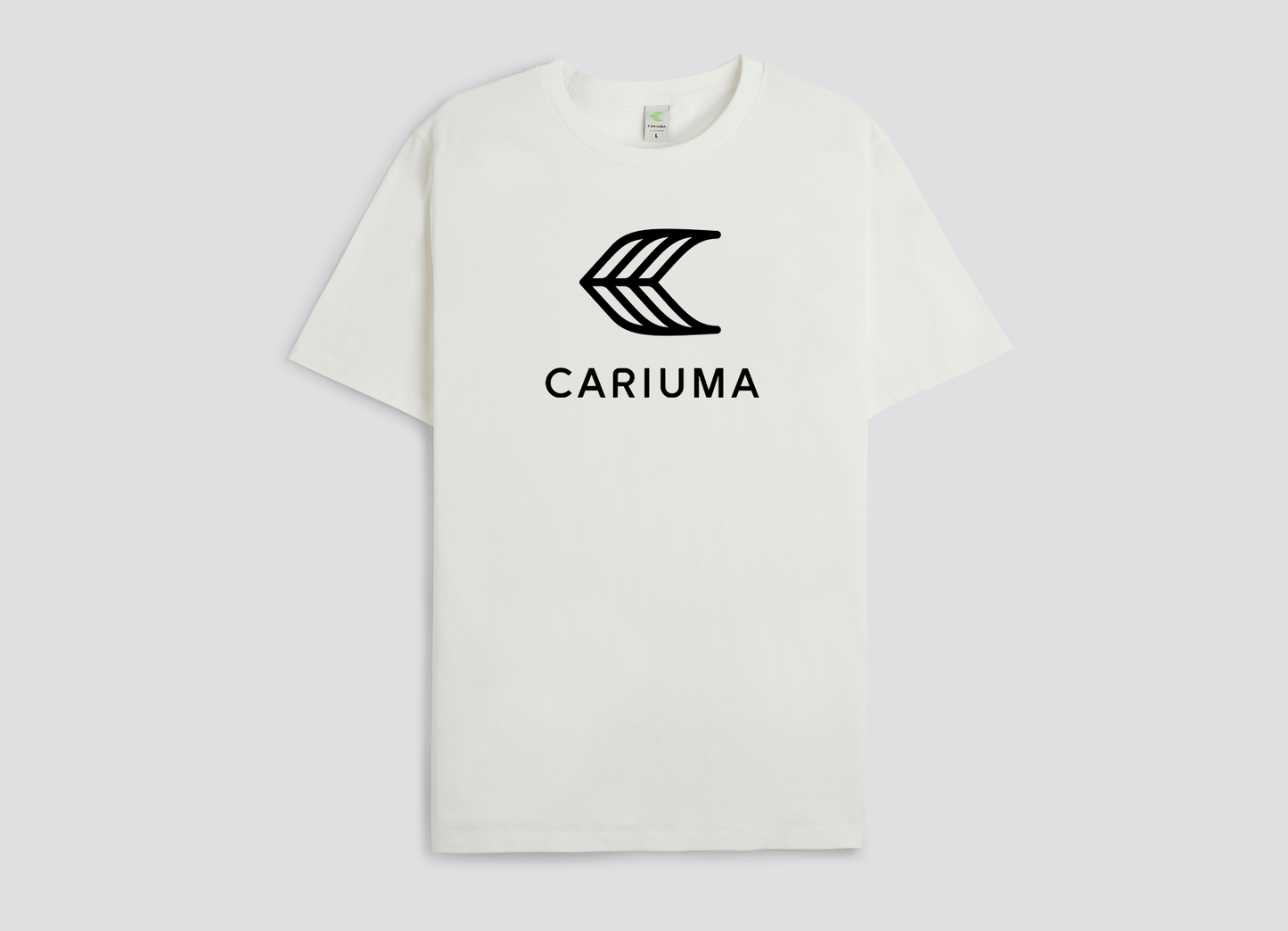 Tシャツ オフホワイト ブラックロゴ