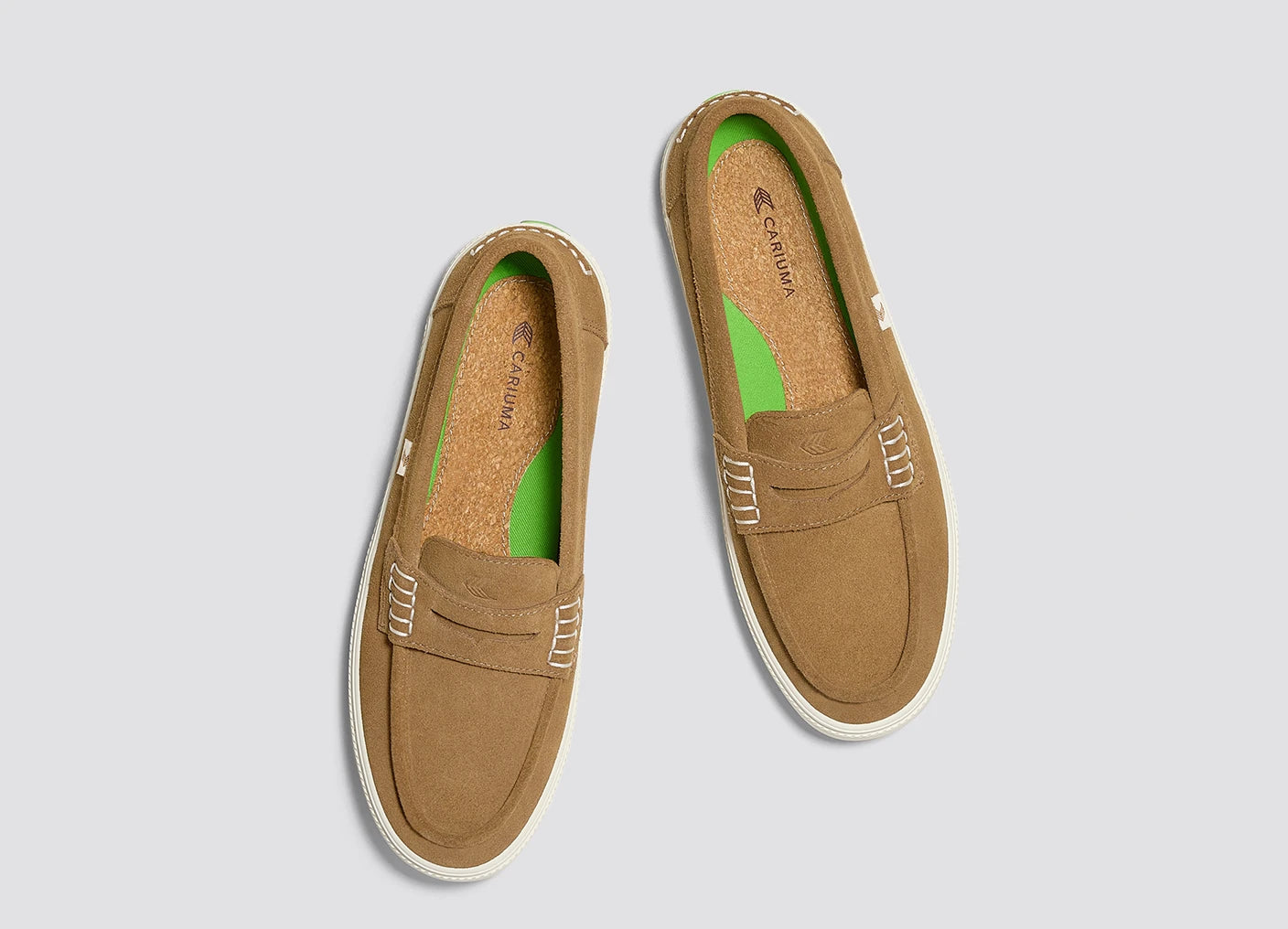 CAJU Loafer Camel Suede Men