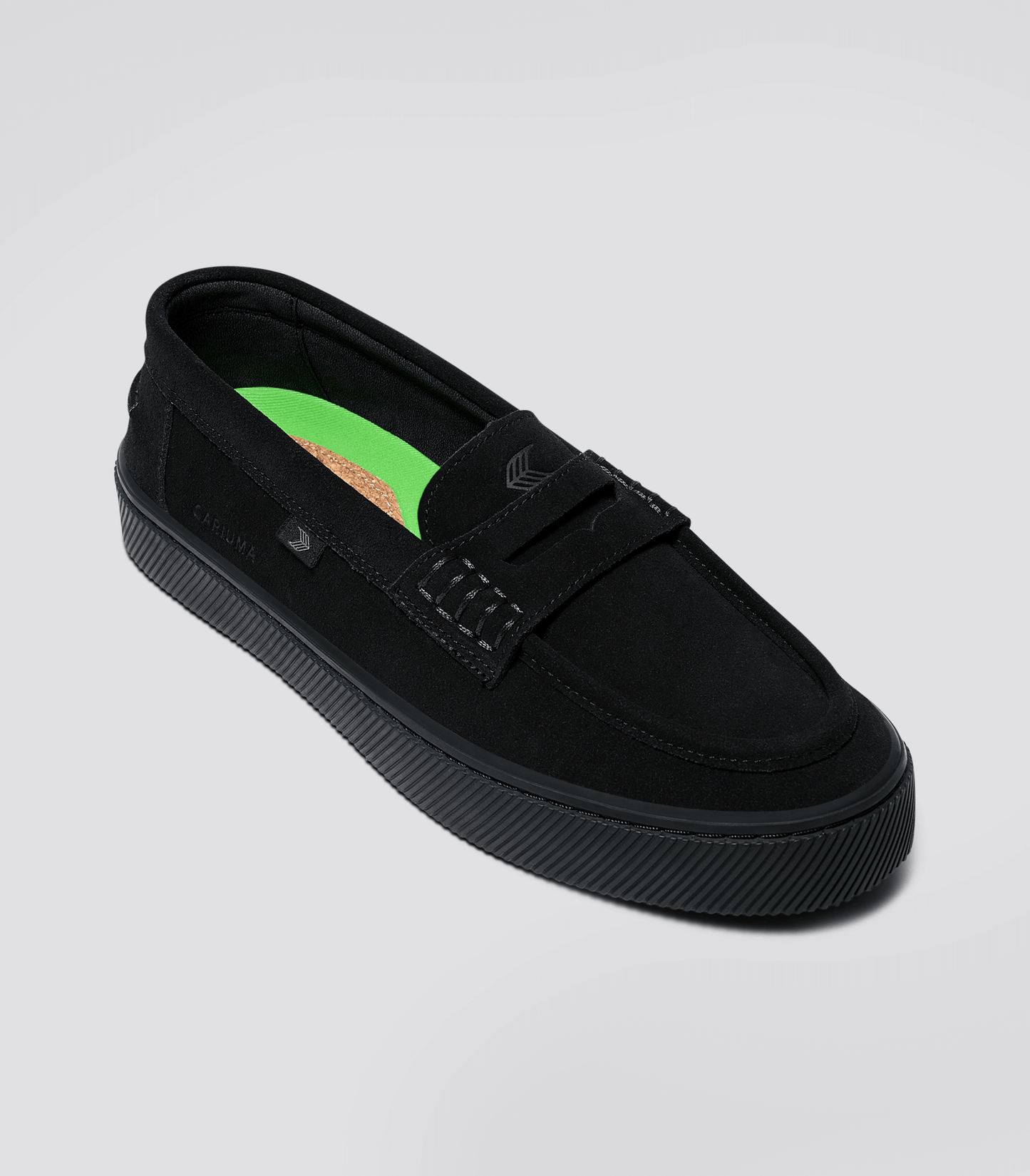 CAJU Loafer All Black Suede Men