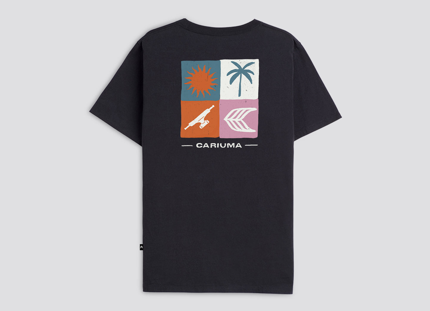 T-Shirt Black Cariuma Elements