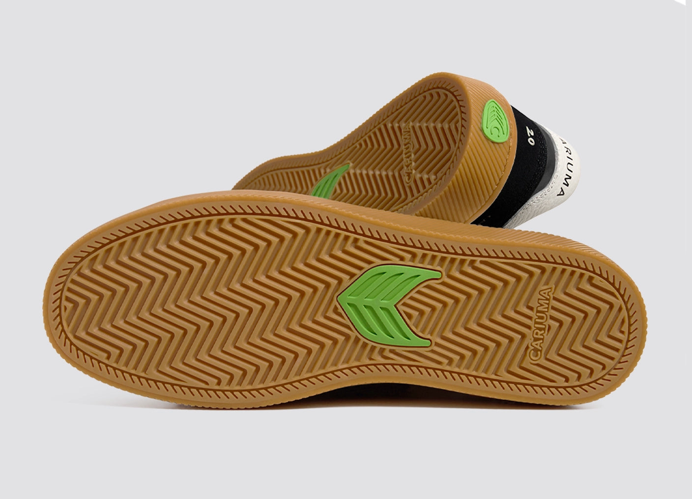 CATIBA PRO 2.0 Gum Black Suede and Cordura Ivory Logo Sneaker Men