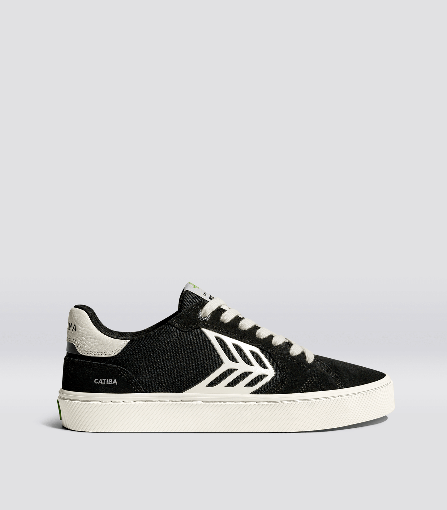 CATIBA PRO 2.0 Black Suede and Cordura Ivory Logo Sneaker Men