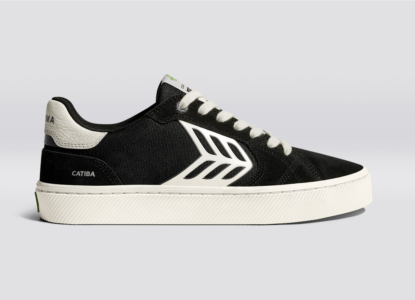 CATIBA PRO 2.0 Black Suede and Cordura Ivory Logo Sneaker Men