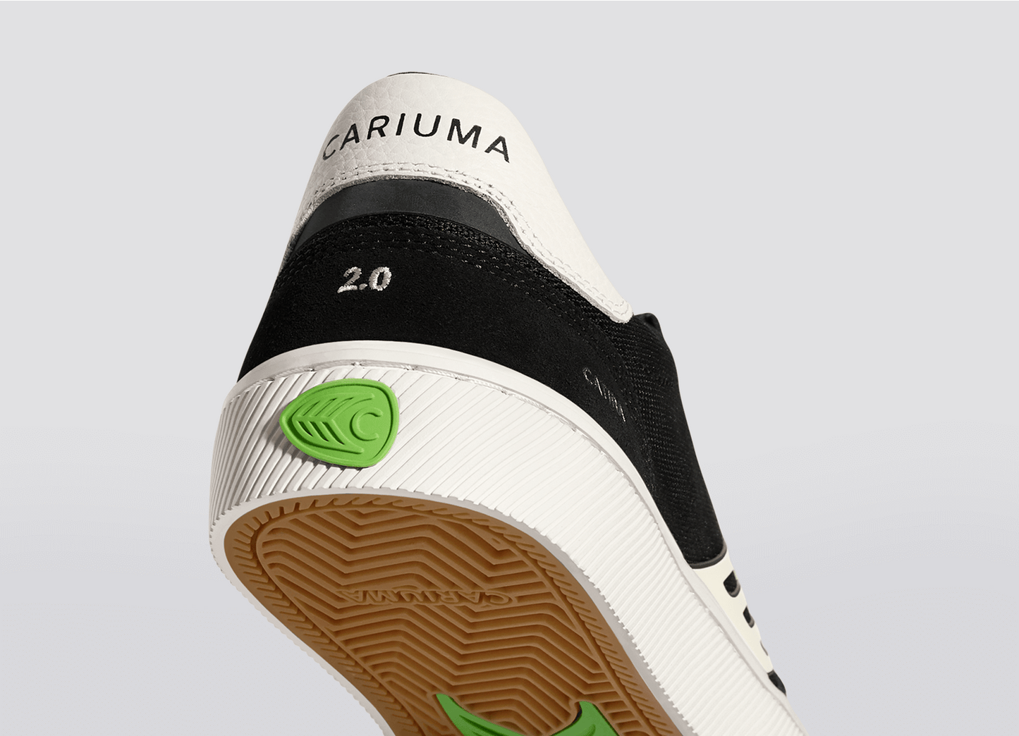 CATIBA PRO 2.0 Black Suede and Cordura Ivory Logo Sneaker Men