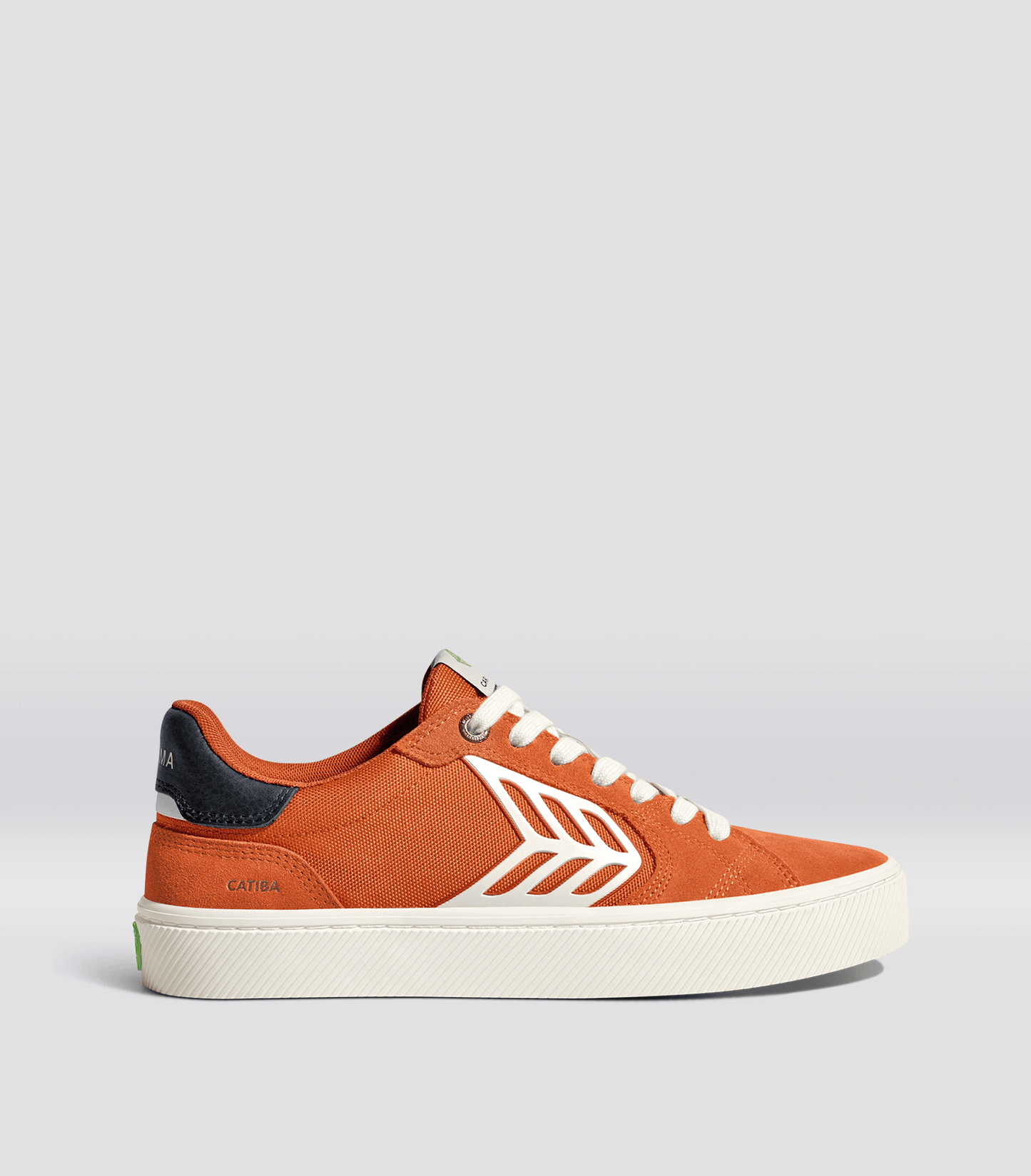 CATIBA PRO 2.0 Burnt Orange Suede and Cordura Ivory Logo Navy Sneaker Men