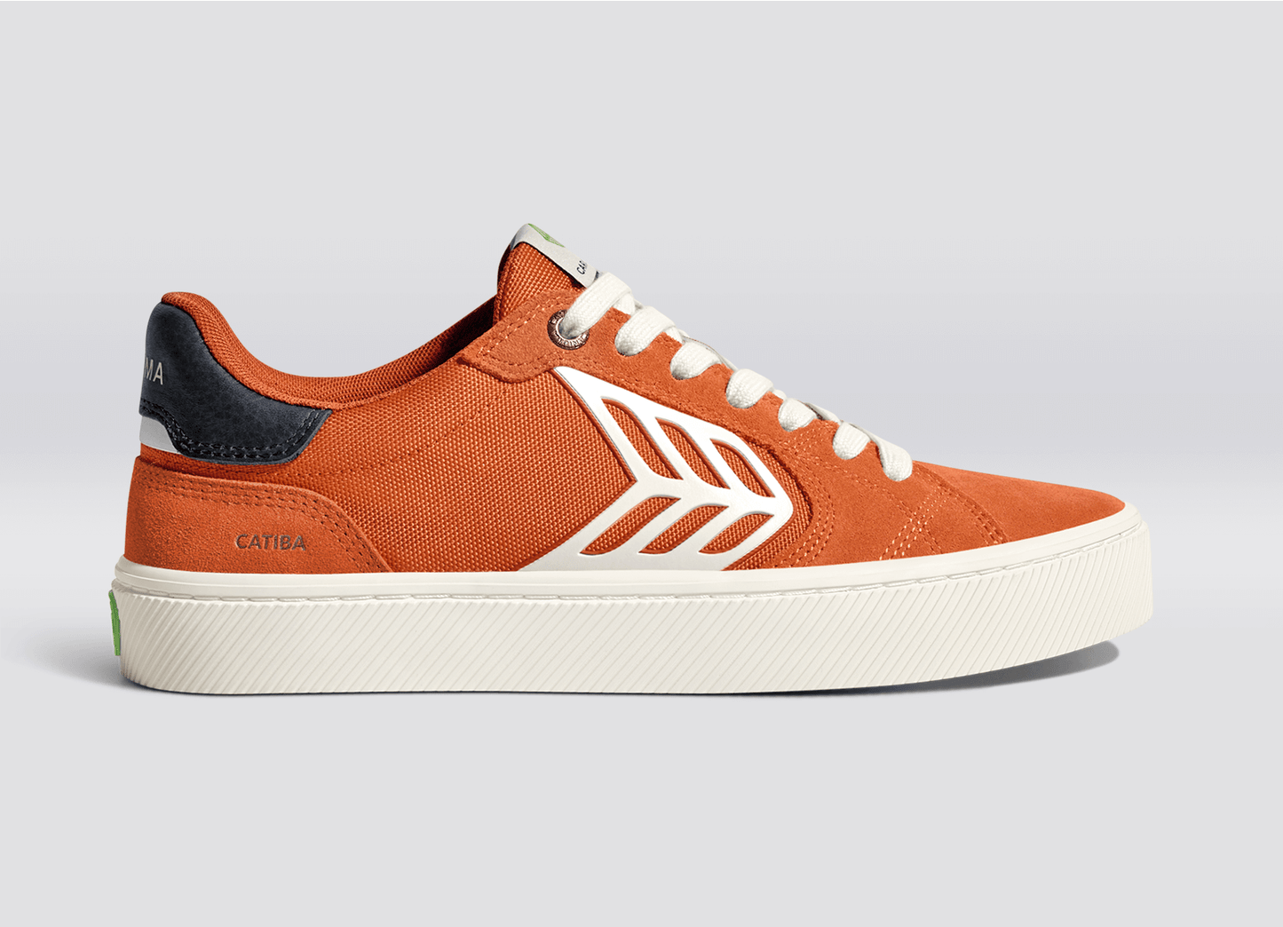 CATIBA PRO 2.0 Burnt Orange Suede and Cordura Ivory Logo Navy Sneaker Men