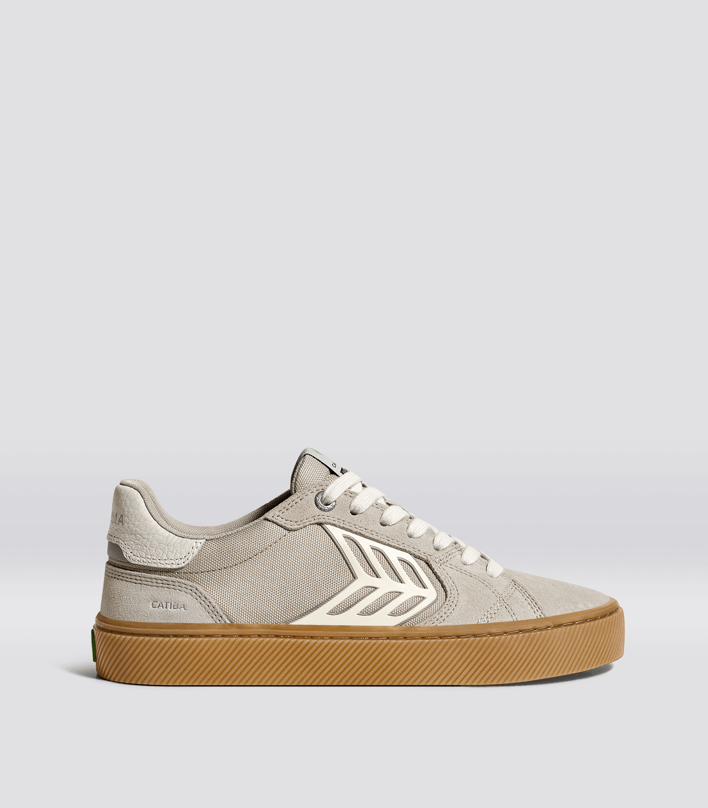 CATIBA PRO 2.0 Plaza Taupe Suede and Cordura Ivory Logo Sneaker Men