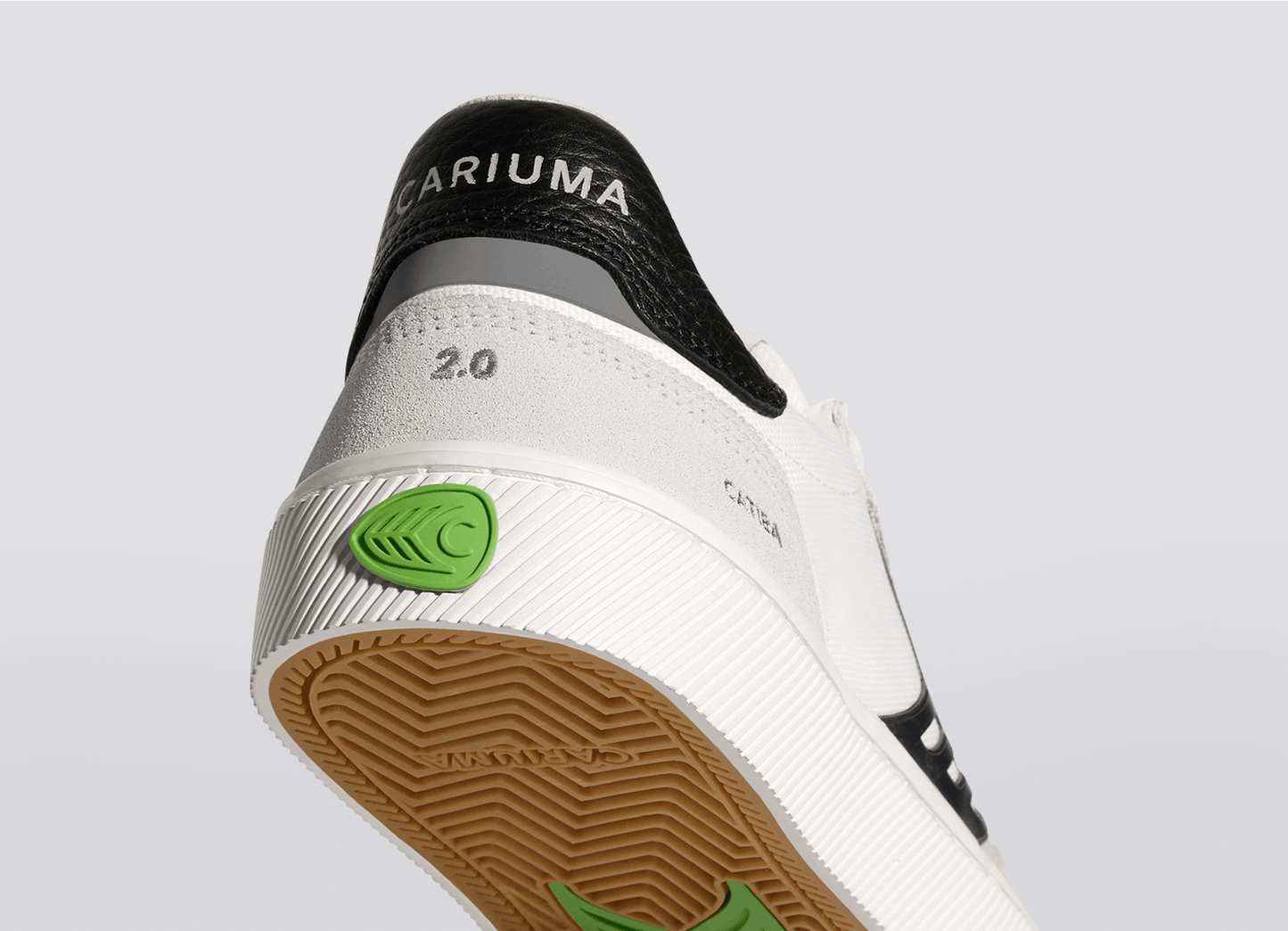 CATIBA PRO 2.0 Smoke White Suede Off-White Cordura Black Logo Sneaker Women