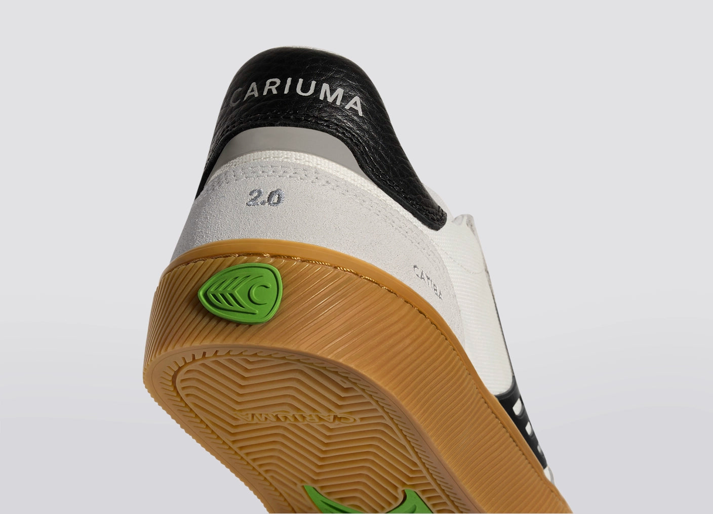 CATIBA PRO 2.0 Gum Smoke White Suede Off-White Cordura Black Logo Sneaker Women