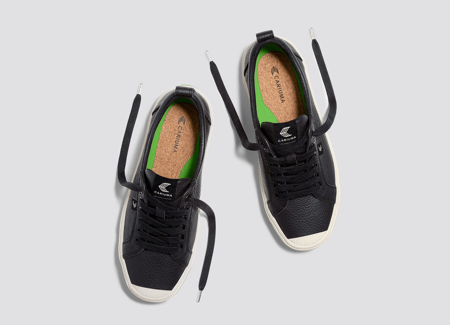 OCA Low ブラック プレミアムレザー スニーカー メンズ
