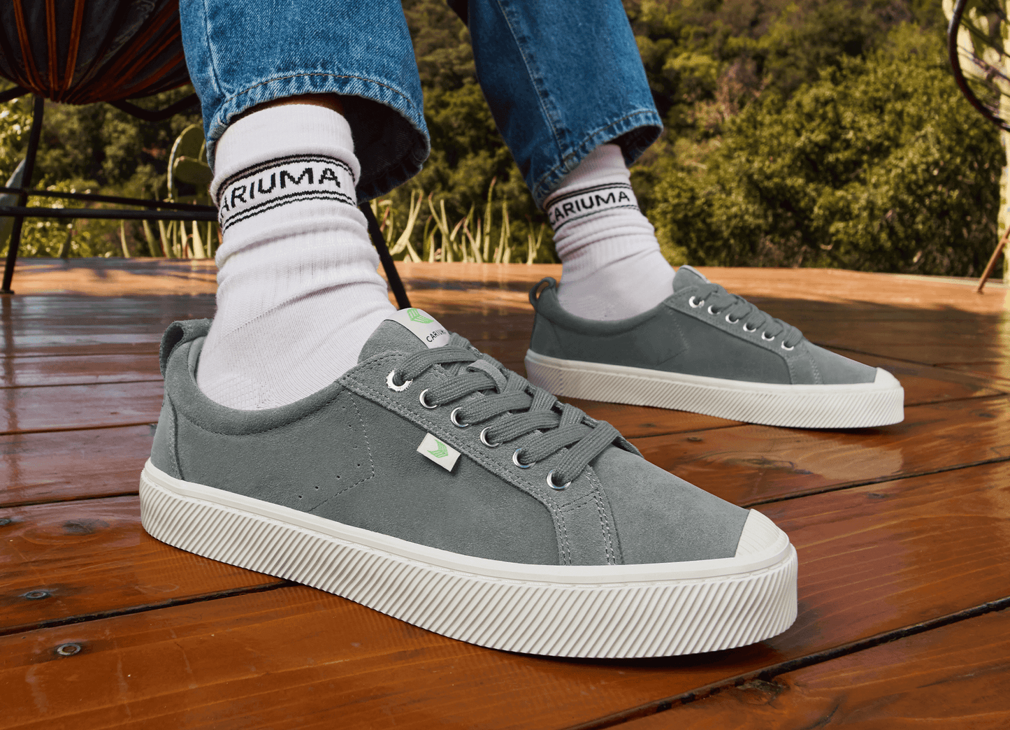 OCA Low ブラックスエード スニーカー メンズ