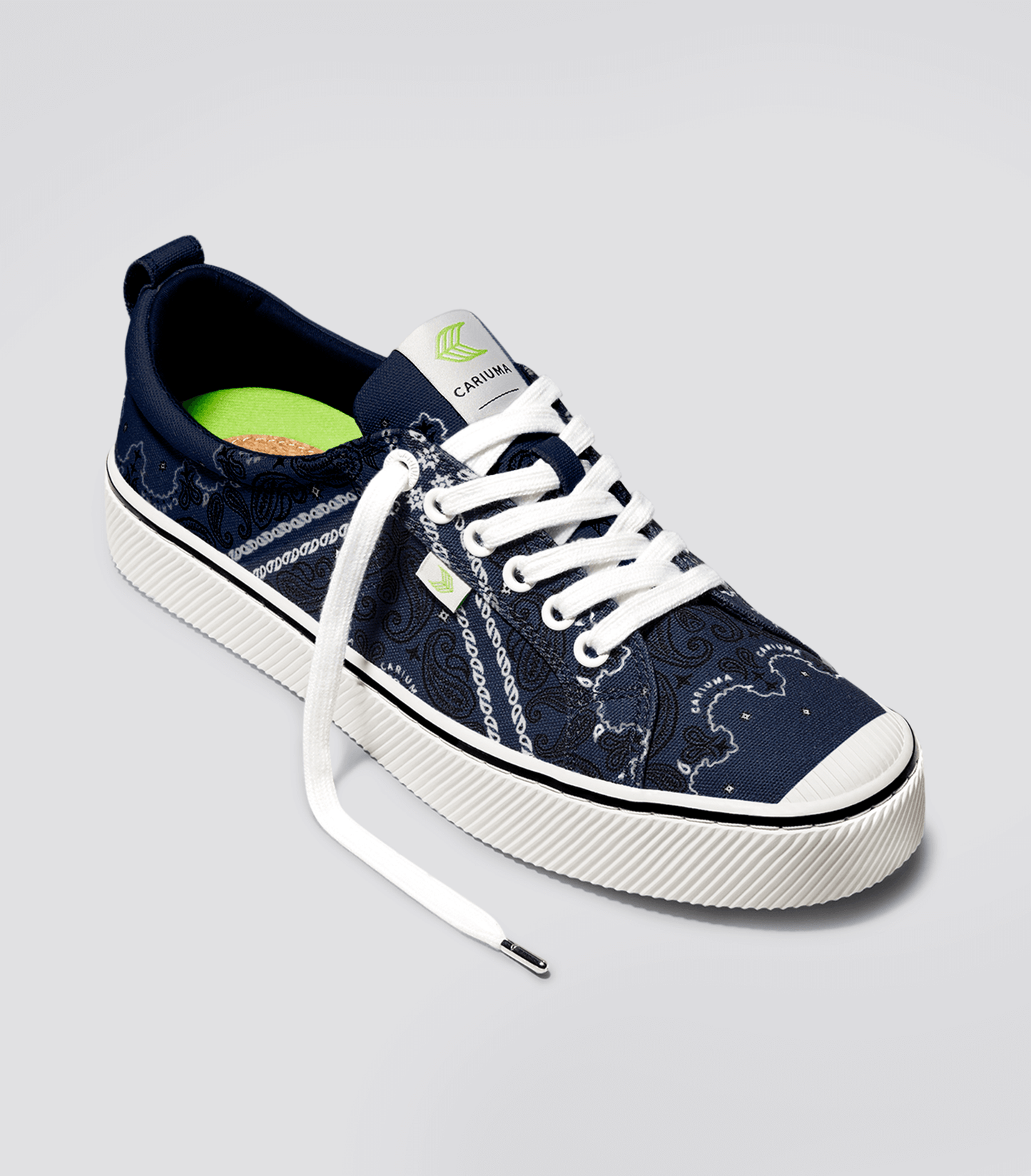 OCA Low Navy Bandana Canvas Sneaker Women