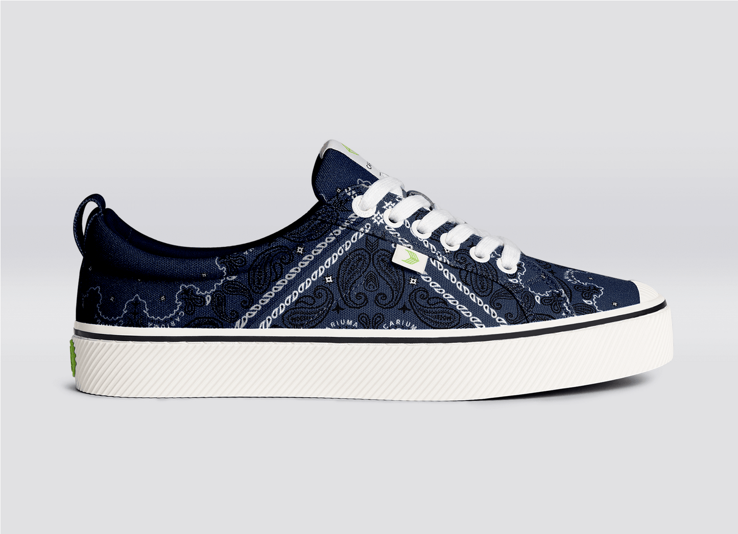 OCA Low Navy Bandana Canvas Sneaker Women