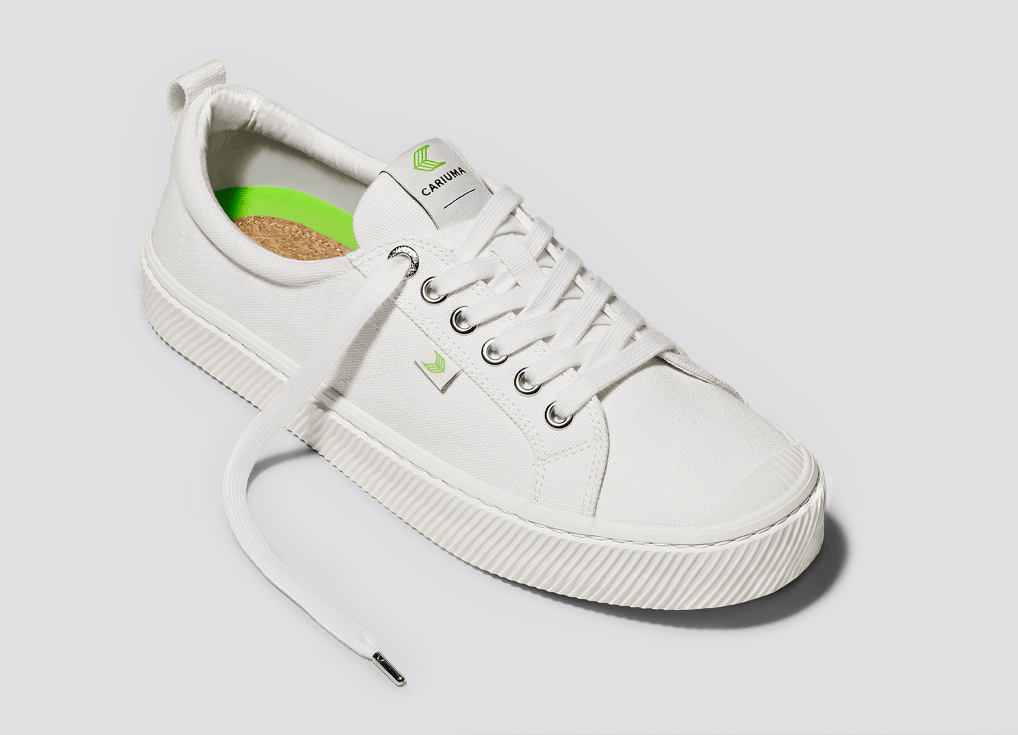 OCA Low オフホワイトキャンバス スニーカー メンズ