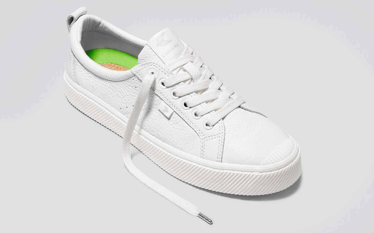OCA Low ホワイト プレミアムレザー スニーカー メンズ