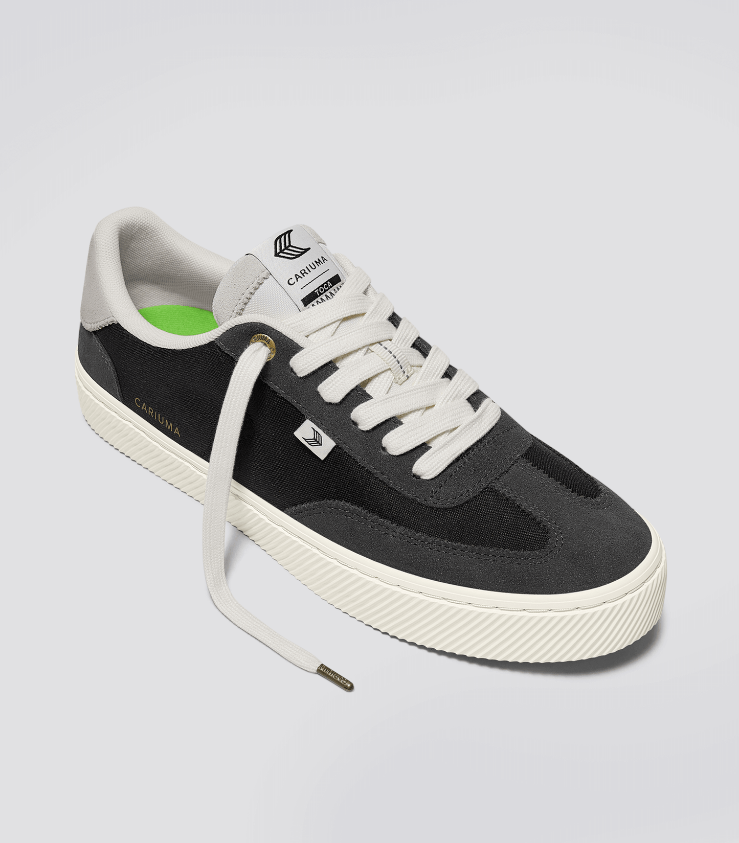 TOCA Ash Grey Suede Black Nylon Sneaker Men