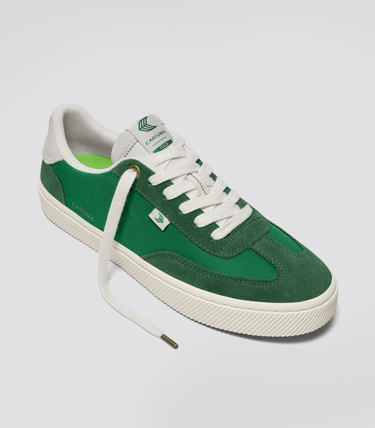 TOCA Abundant Green Suede Green Nylon Sneaker Men