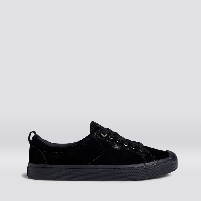 OCA Low All Black Suede Sneaker Women