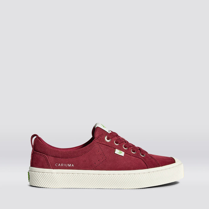 OCA Low Cabernet Suede Sneaker Women