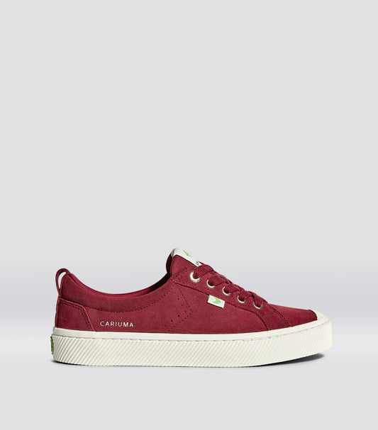 OCA Low Cabernet Suede Sneaker Women