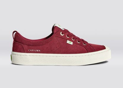 OCA Low Cabernet Suede Sneaker Women