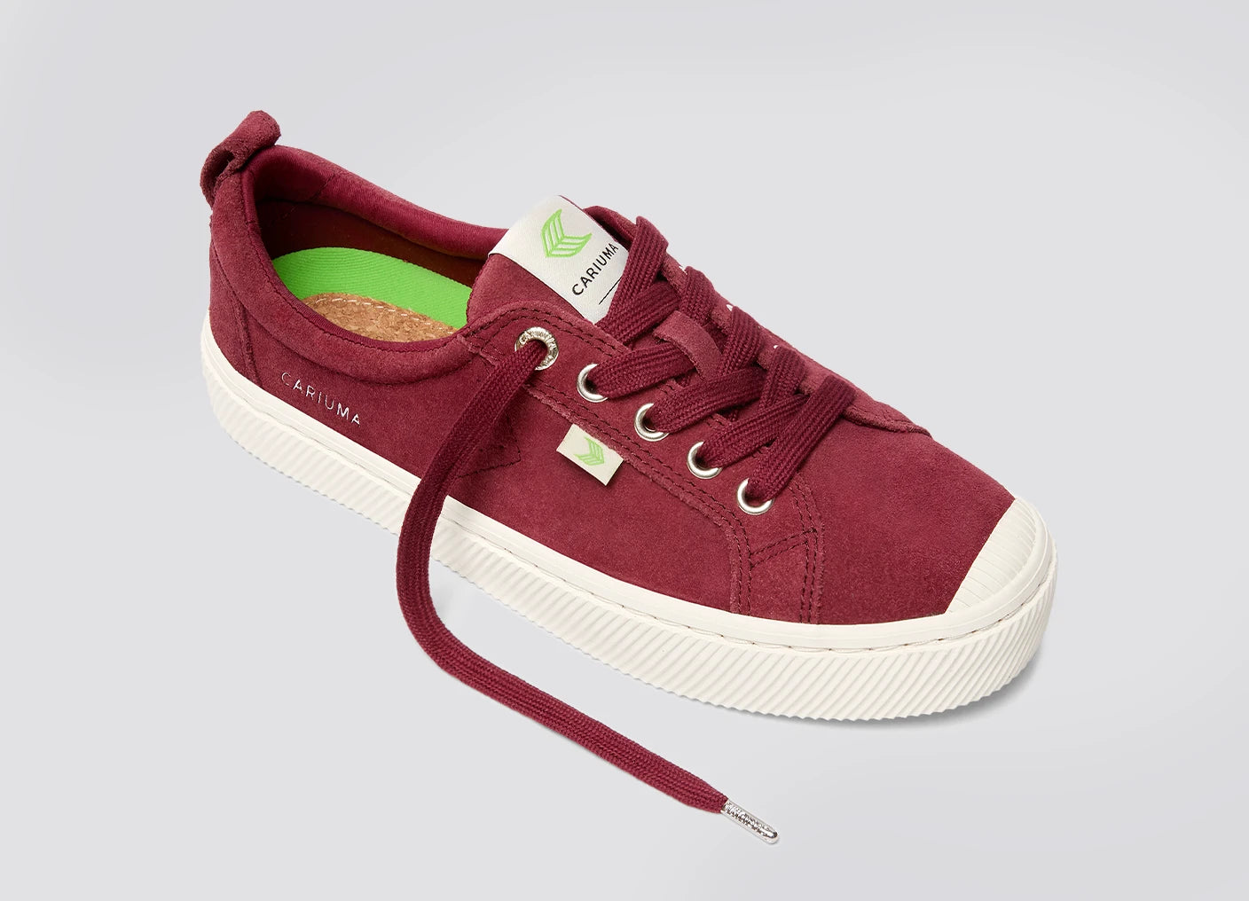 OCA Low Cabernet Suede Sneaker Women