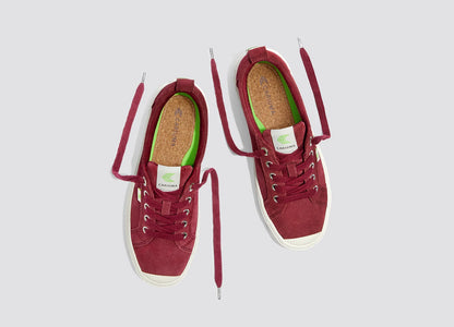 OCA Low Cabernet Suede Sneaker Women