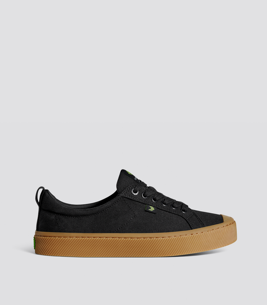 OCA Low Gum Black Canvas Sneaker Men