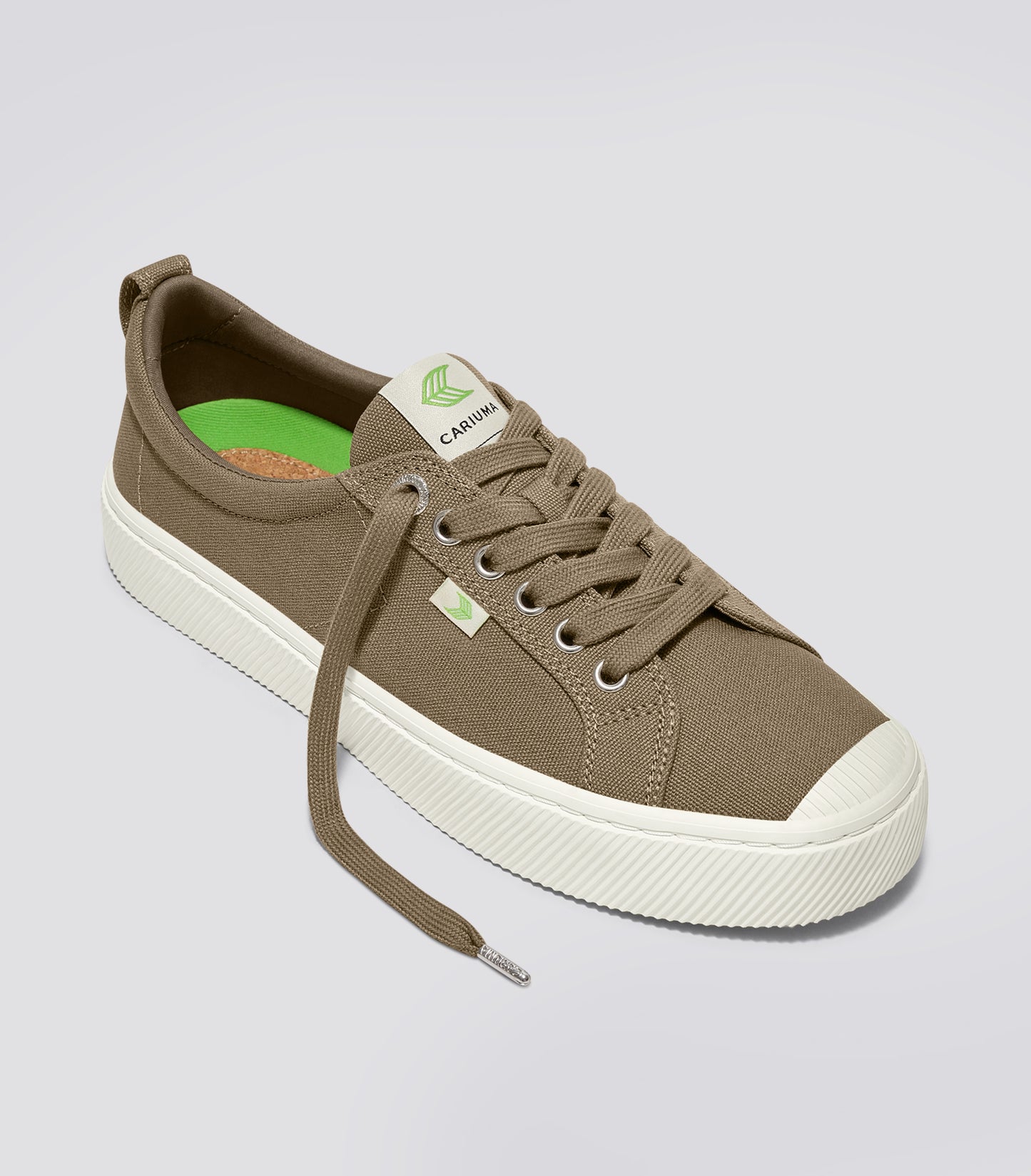 OCA Low Burnt Sand Canvas Sneaker Women