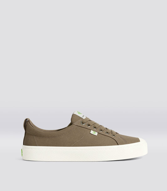OCA Low Burnt Sand Canvas Sneaker Women