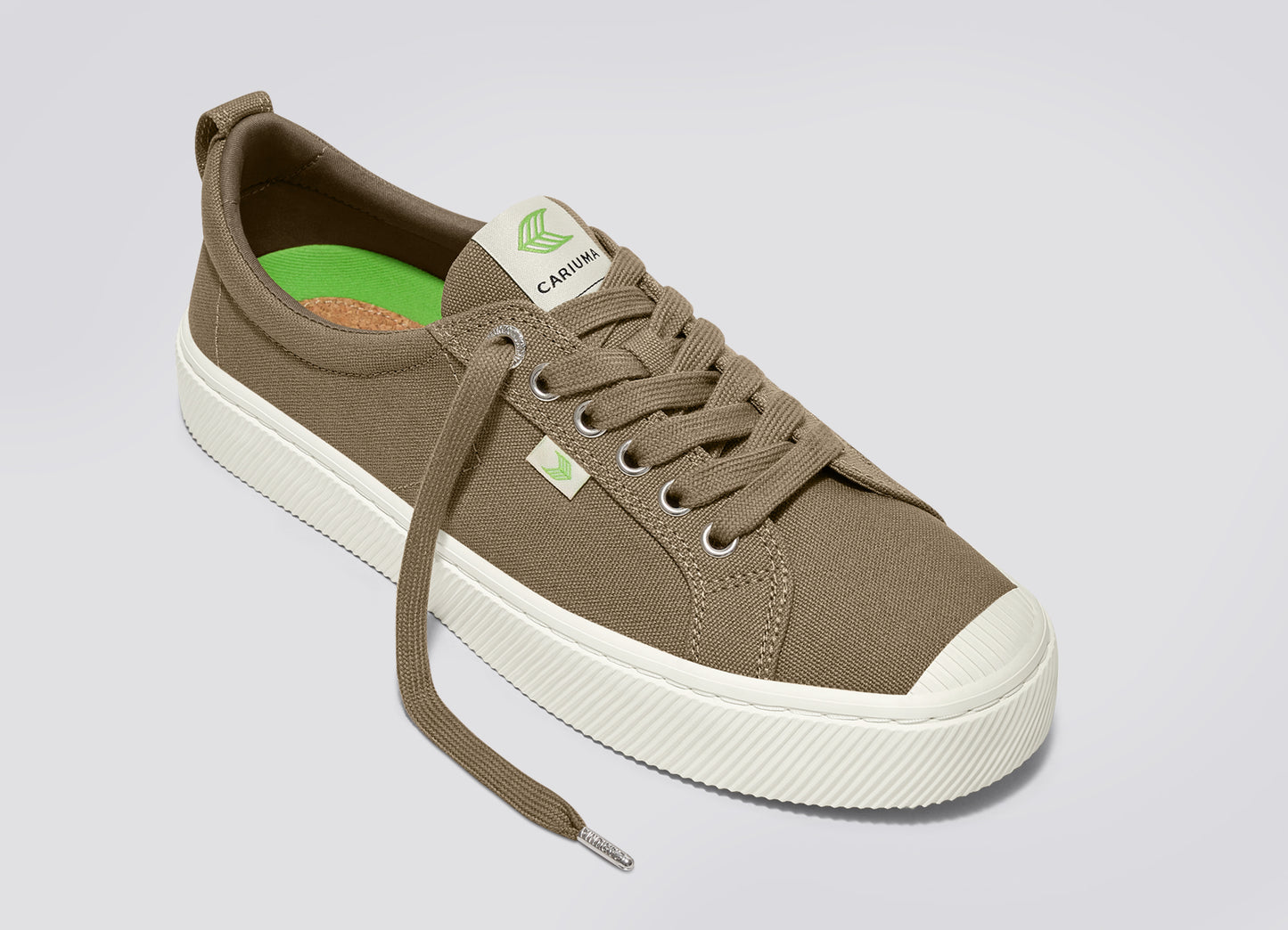 OCA Low Burnt Sand Canvas Sneaker Women
