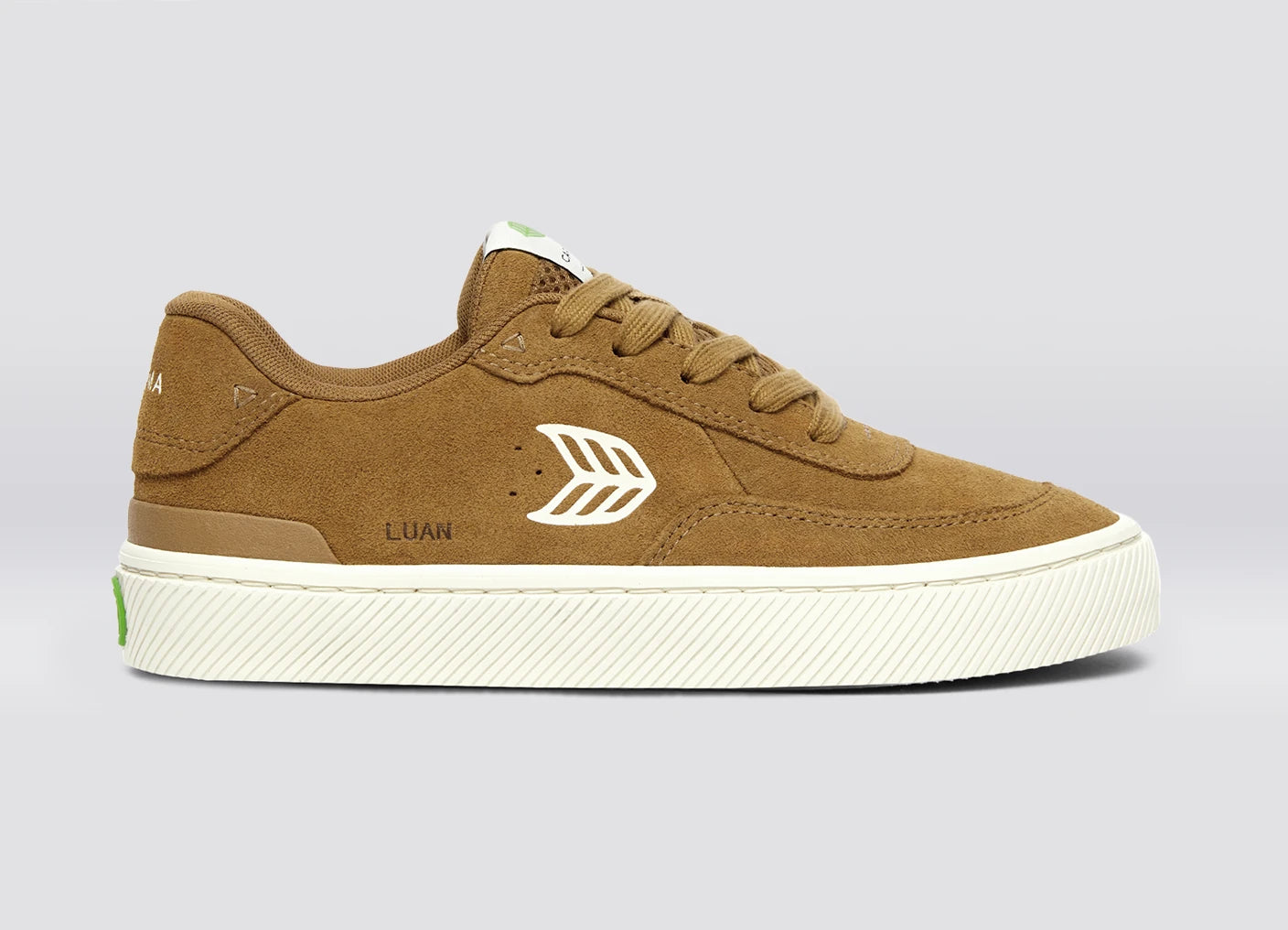 LUAN PRO Camel Suede Ivory Logo Sneaker Men