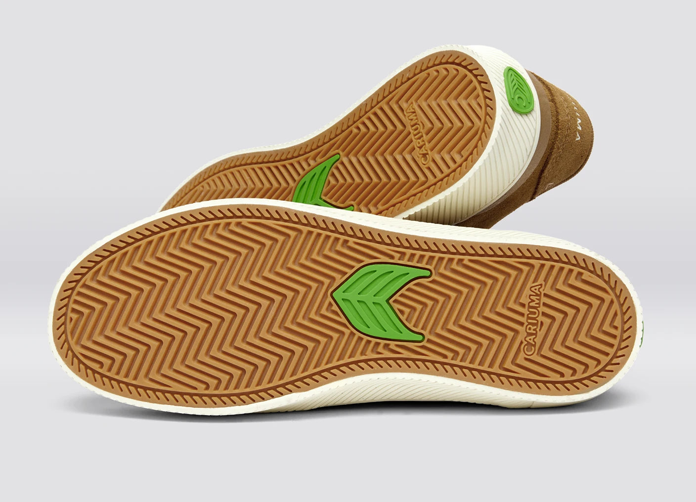 LUAN PRO Camel Suede Ivory Logo Sneaker Men