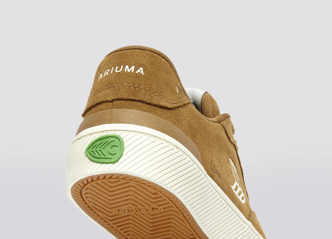 LUAN PRO Camel Suede Ivory Logo Sneaker Men
