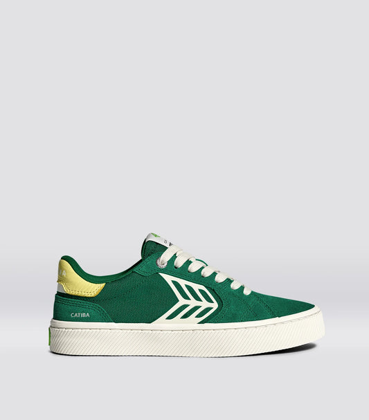 CATIBA PRO 2.0 Abundant Green Suede and Cordura Ivory Logo Lemonade Sneaker Men