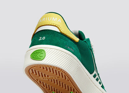 CATIBA PRO 2.0 Abundant Green Suede and Cordura Ivory Logo Lemonade Sneaker Men