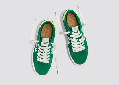 CATIBA PRO 2.0 Abundant Green Suede and Cordura Ivory Logo Lemonade Sneaker Men
