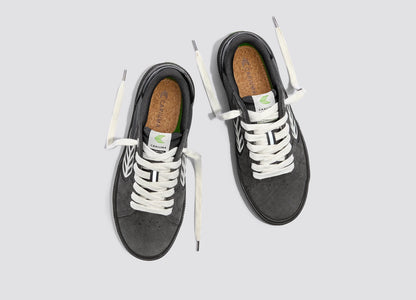 CATIBA PRO 2.0 Teak Magnet Grey Suede and Cordura Ivory Logo Sneaker Men