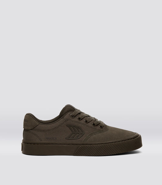 NAIOCA PRO All Teak Suede and Canvas Sneaker Men