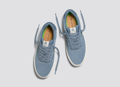 NAIOCA Mirage Blue Suede Orion Blue Logo Women